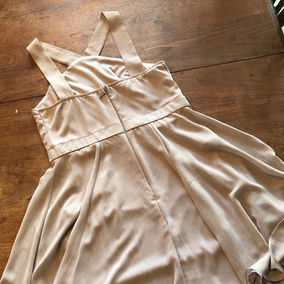 Lulus Forevermore Grey Skater Dress. - Picture 3 of 4